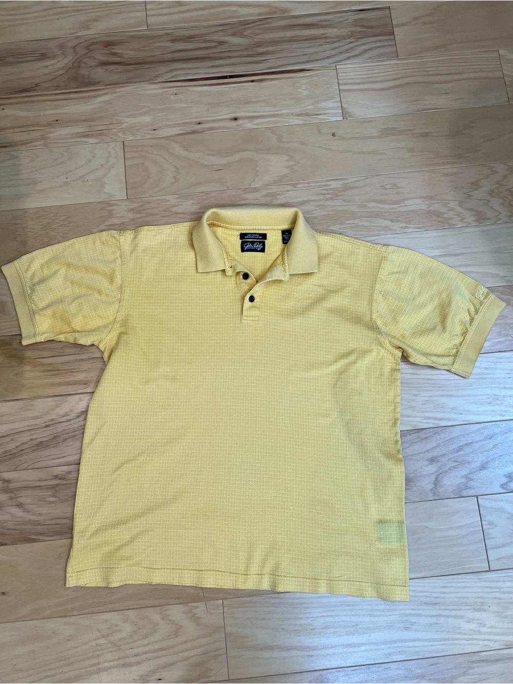 Yellow Men's Polo Shirt 100% cotton